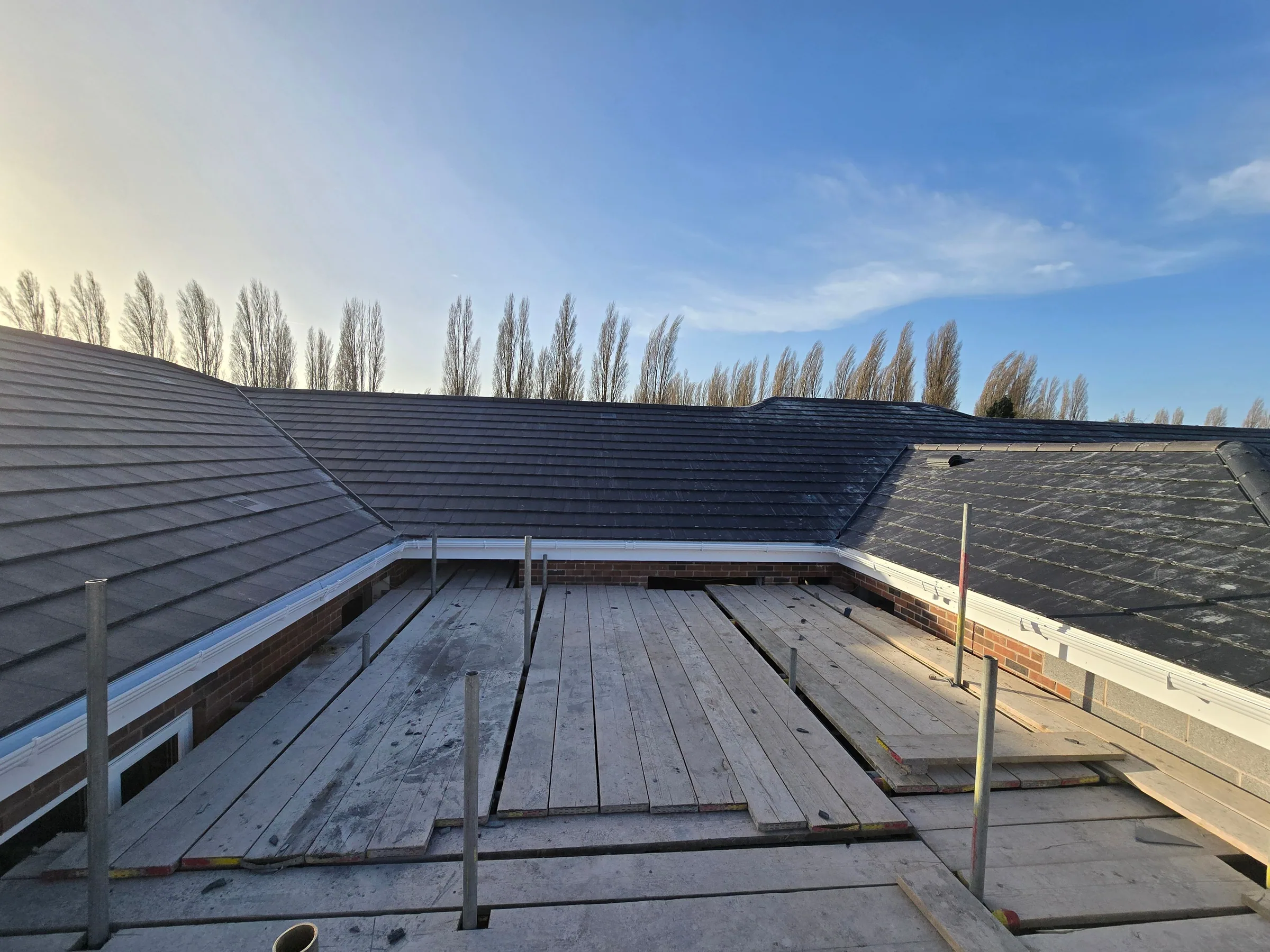 Roofing work completed by BHR